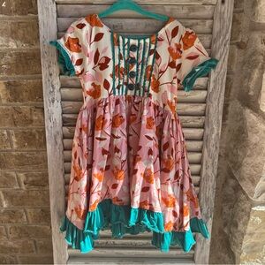 Wildflowers Clothing  Wild Flowers Girl Dress   size 4T Floral Twirly

.